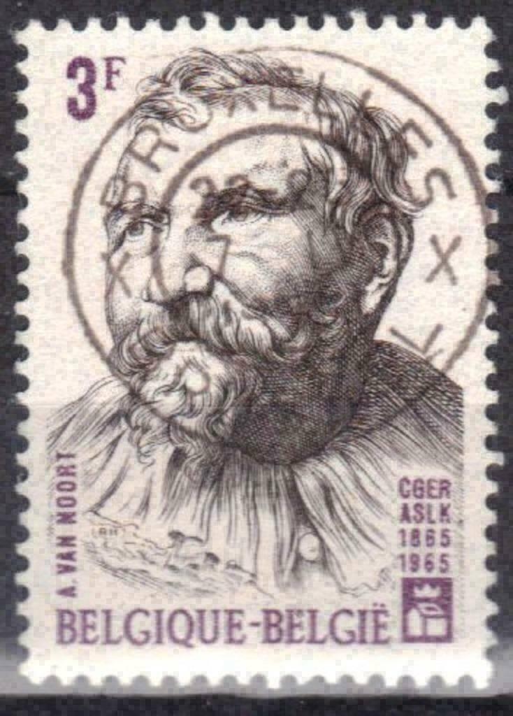 Belgie 1965 - Yvert/OBP 1324 - Adam Van Noort (ST), Postzegels en Munten, Postzegels | Europa | België, Gestempeld, Kunst, Verzenden