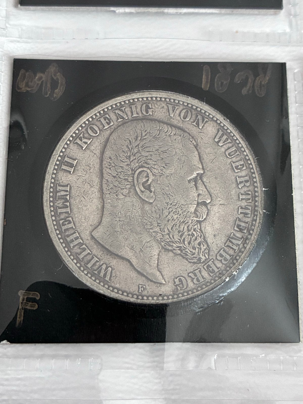 Zilveren 5 Mark munt Wilhelm II van Württemberg 1898, Ophalen of Verzenden, Duitsland, Losse munt, Zilver