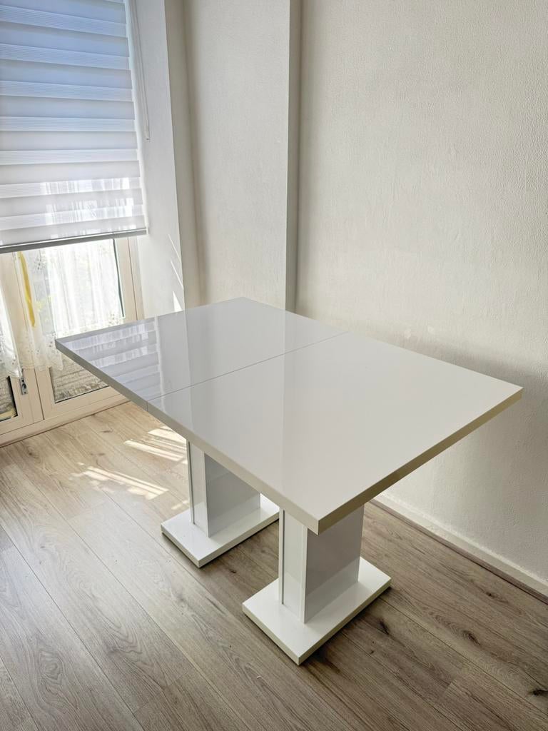 Eettafel uitbreidbaar! ZSM WEG, Huis en Inrichting, Tafels | Eettafels, Ophalen, Gebruikt, 100 tot 150 cm, 50 tot 100 cm