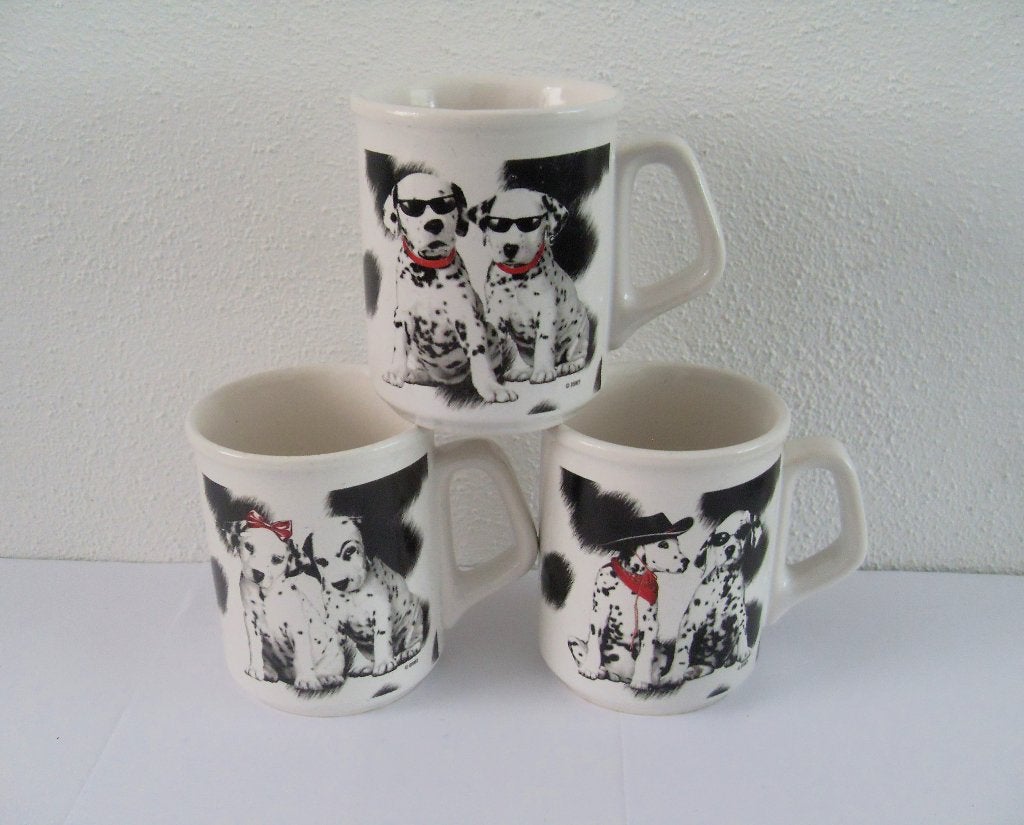 101 Dalmatiërs Mokken 101 Echte Dalmatiërs Bekers, Ophalen of Verzenden, Overige figuren, Zo goed als nieuw, Servies
