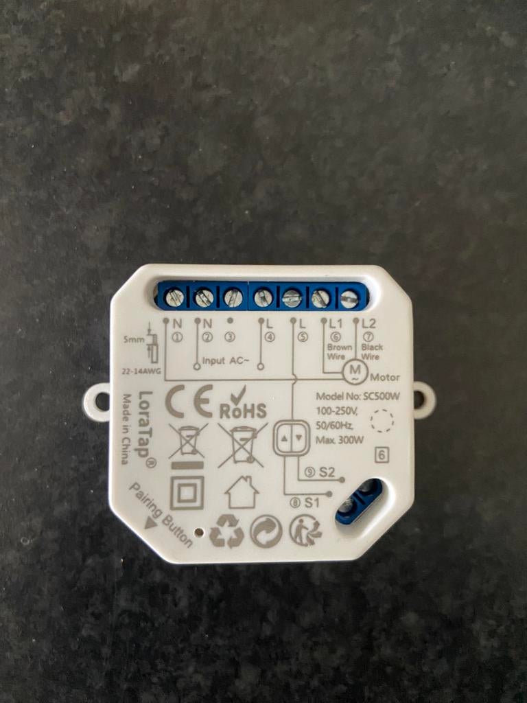 Wifi smart schakelaar voor rolluiken rolgordijnen 230v, Ophalen of Verzenden, Nieuw
