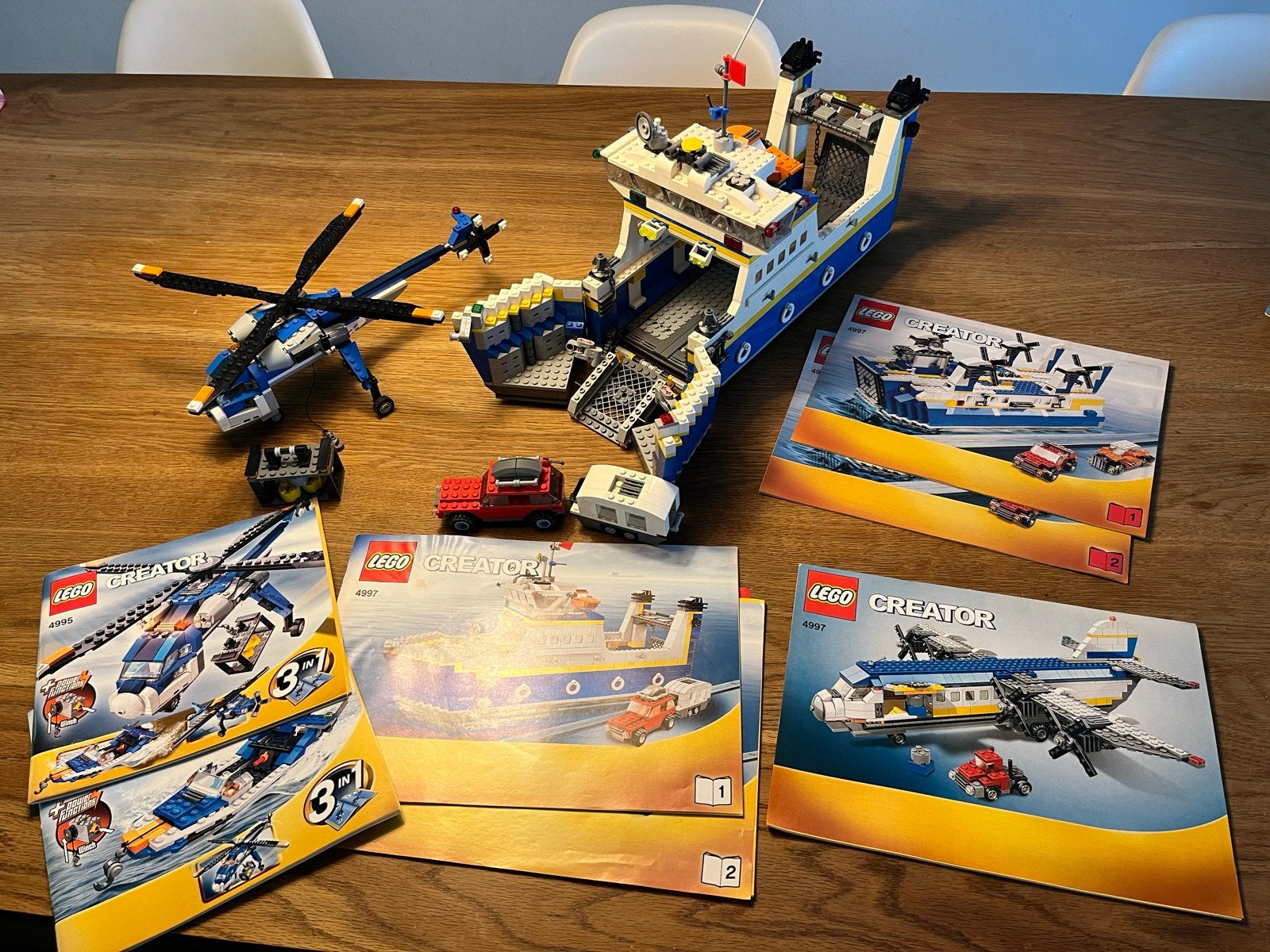 LEGO Creator 3in1 sets 4997  + 4995, Ophalen of Verzenden, Gebruikt, Overige merken
