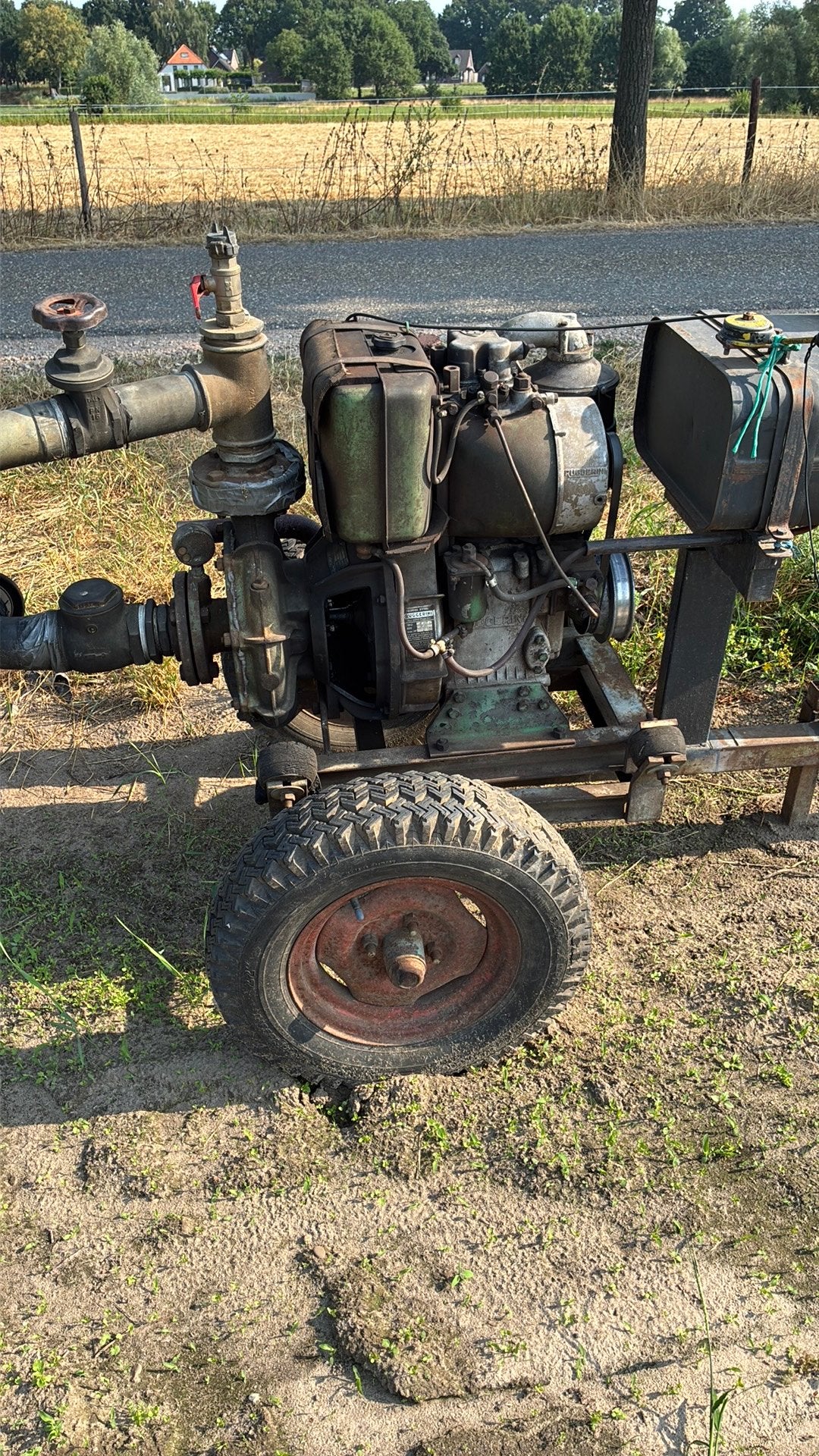 Beregening pomp diesel div pompen met, Ophalen of Verzenden, Zo goed als nieuw, Hout, Overige typen