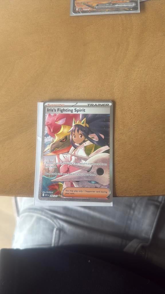Iris fighting spirit ASC 292 Pokémon, Ophalen of Verzenden, Nieuw, Losse kaart