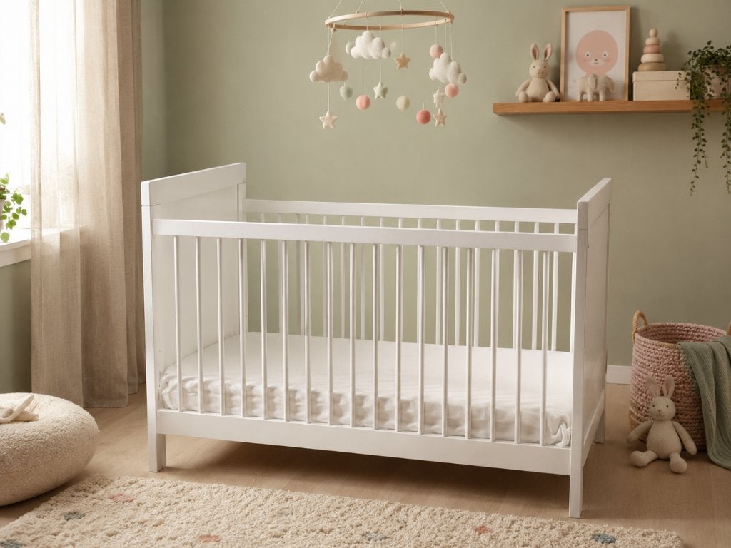 Bopita babybed / ledikant 60 x 120 cm – incl. matras, Ophalen, Gebruikt, Ledikant