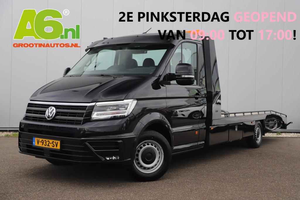 Volkswagen Crafter 35 2.0 TDI L4 4Motion Highline 177PK Auto, Auto's, Bestelauto's, Stof, Gebruikt, Met garantie (alle), Volkswagen