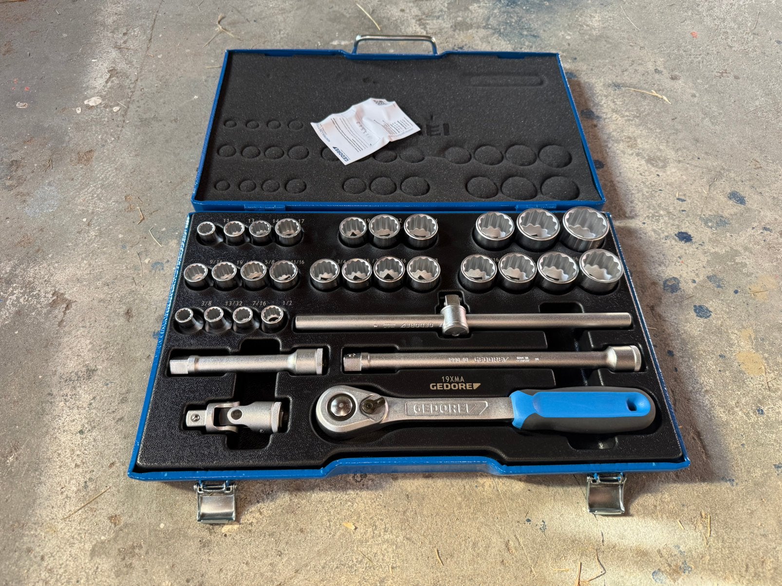 Gedore doppenset D 19 XMAU-20 nieuw, Ophalen of Verzenden, Nieuw