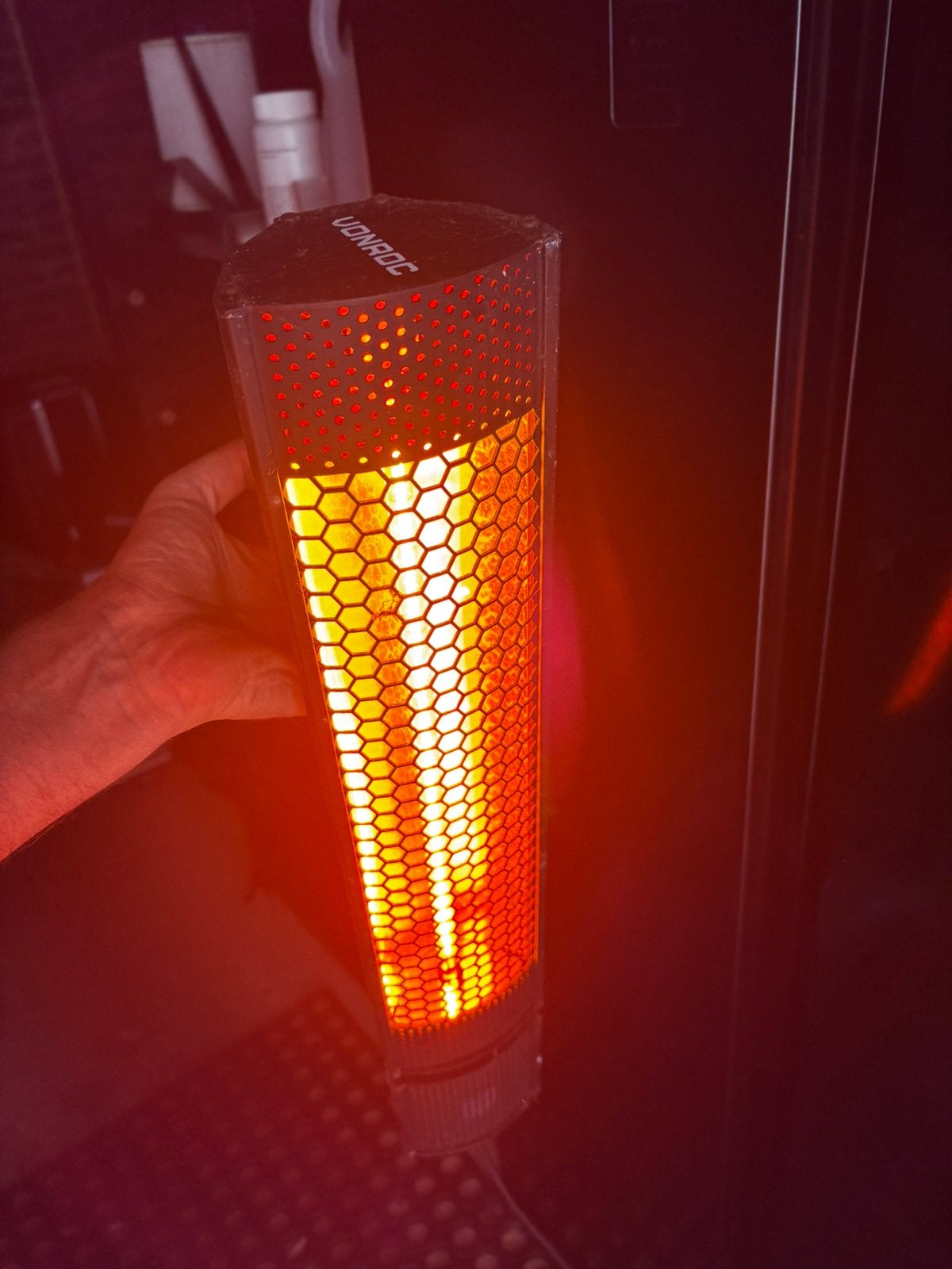 Heater Vonroc PH502AC, Tuin en Terras, Terrasverwarmers, Elektrisch, Plafond, Draaibaar, Gebruikt