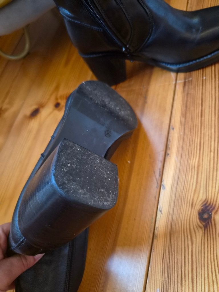 Schoenen, Zwart, Onbekend., Lage of Enkellaarzen, Ophalen of Verzenden