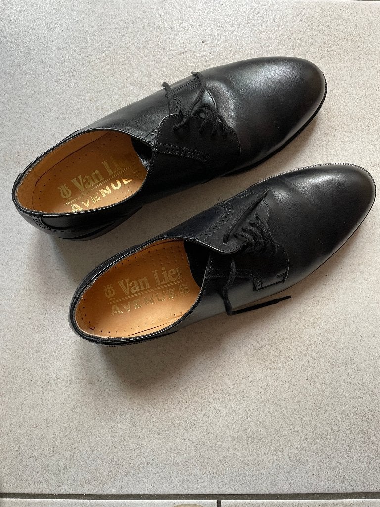 Van Lier herenschoenen maat 41 als nieuw, Kleding | Heren, Ophalen, Zwart, Van Lier, Zo goed als nieuw