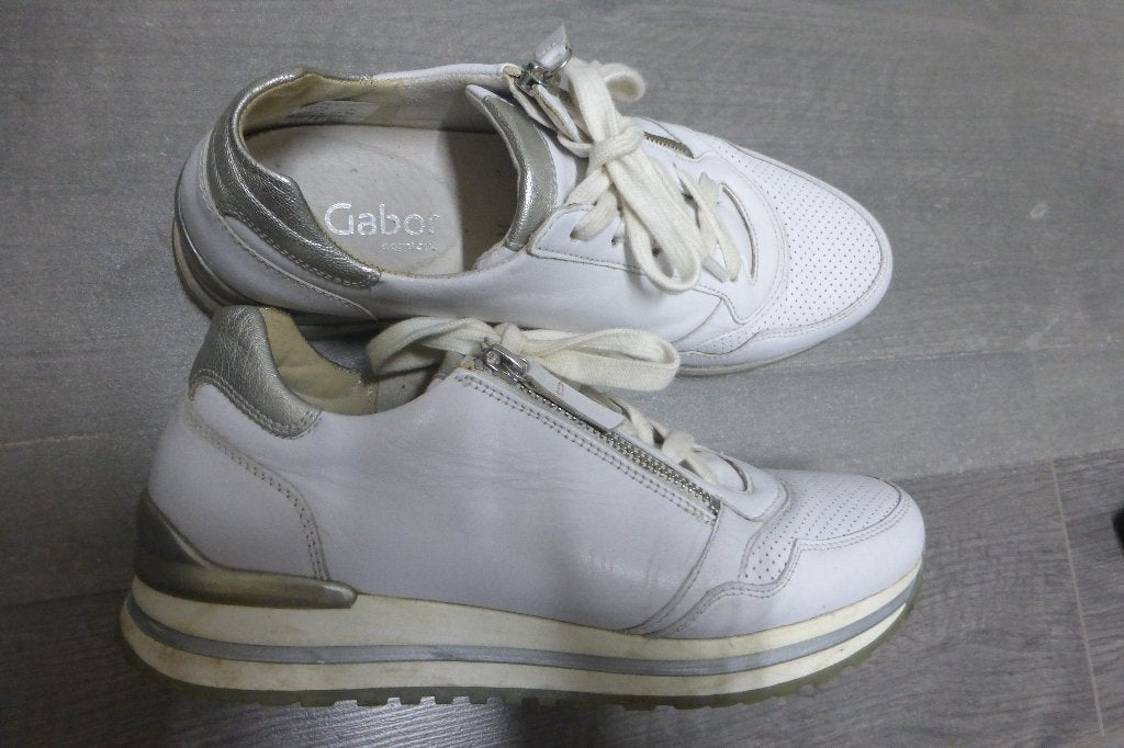 TE KOOP DAMES SCHOENEN MT 38,5 EN 38 GABOR EN MJUS, Wit, Overige typen, Gabor, Ophalen of Verzenden