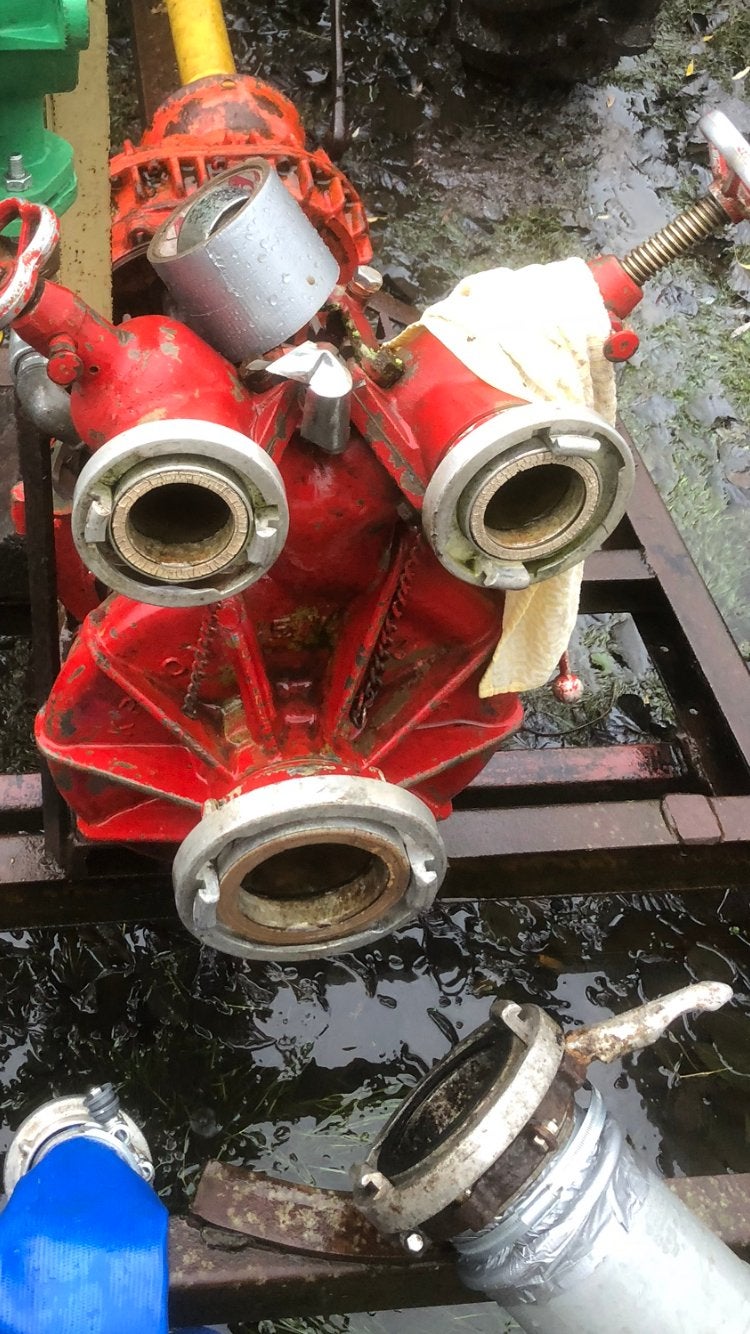 Waterpomp aftakas, oude brandweerpomp, sigma k4, Ophalen of Verzenden, Gebruikt, Handmatig, Overige typen