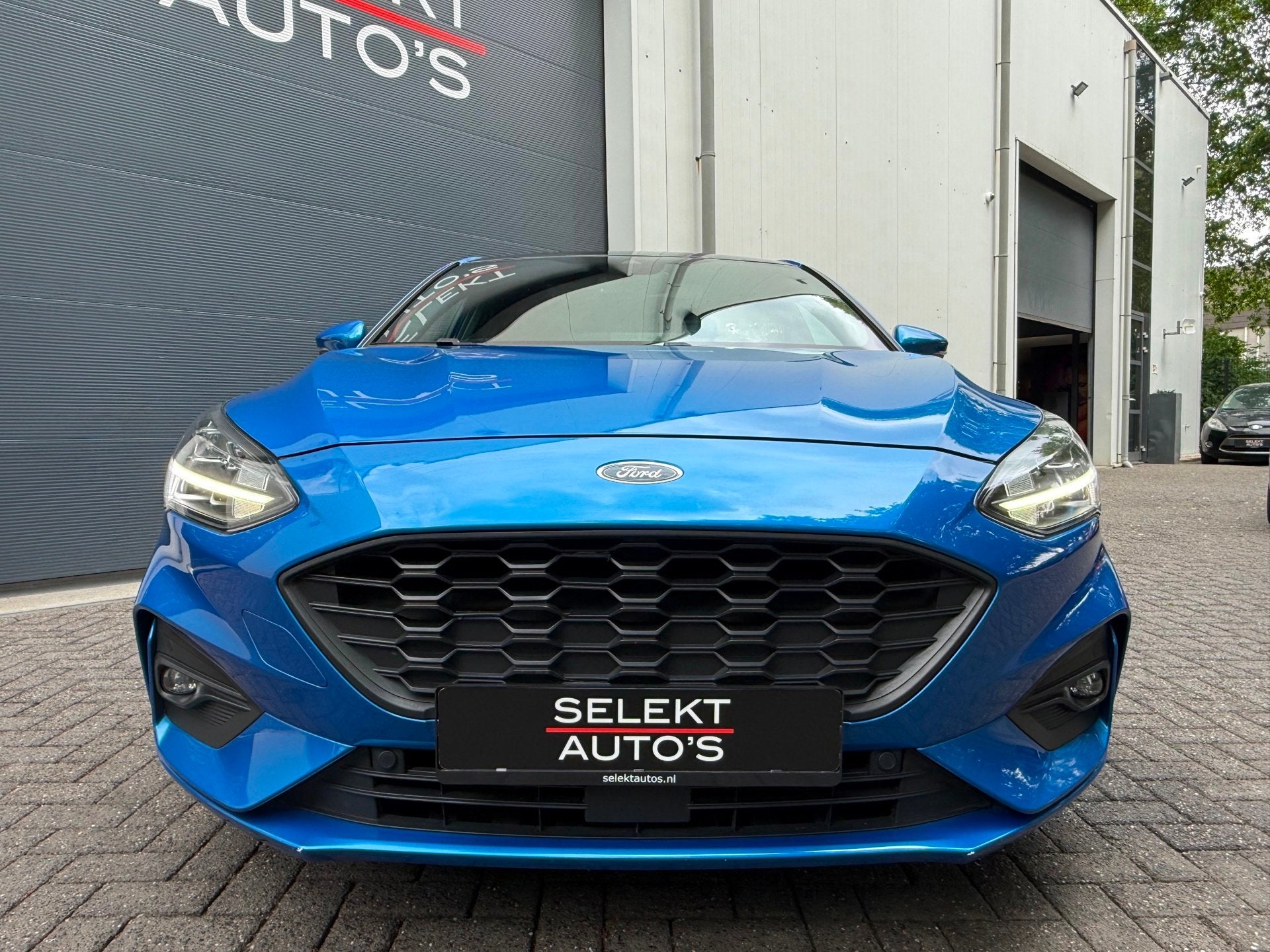 Ford Focus 1.0 EcoBoost ST Line 125 Pk Panoramadak/Full Led/, Auto's, Dealer onderhouden, Gebruikt, Blauw, Origineel Nederlands