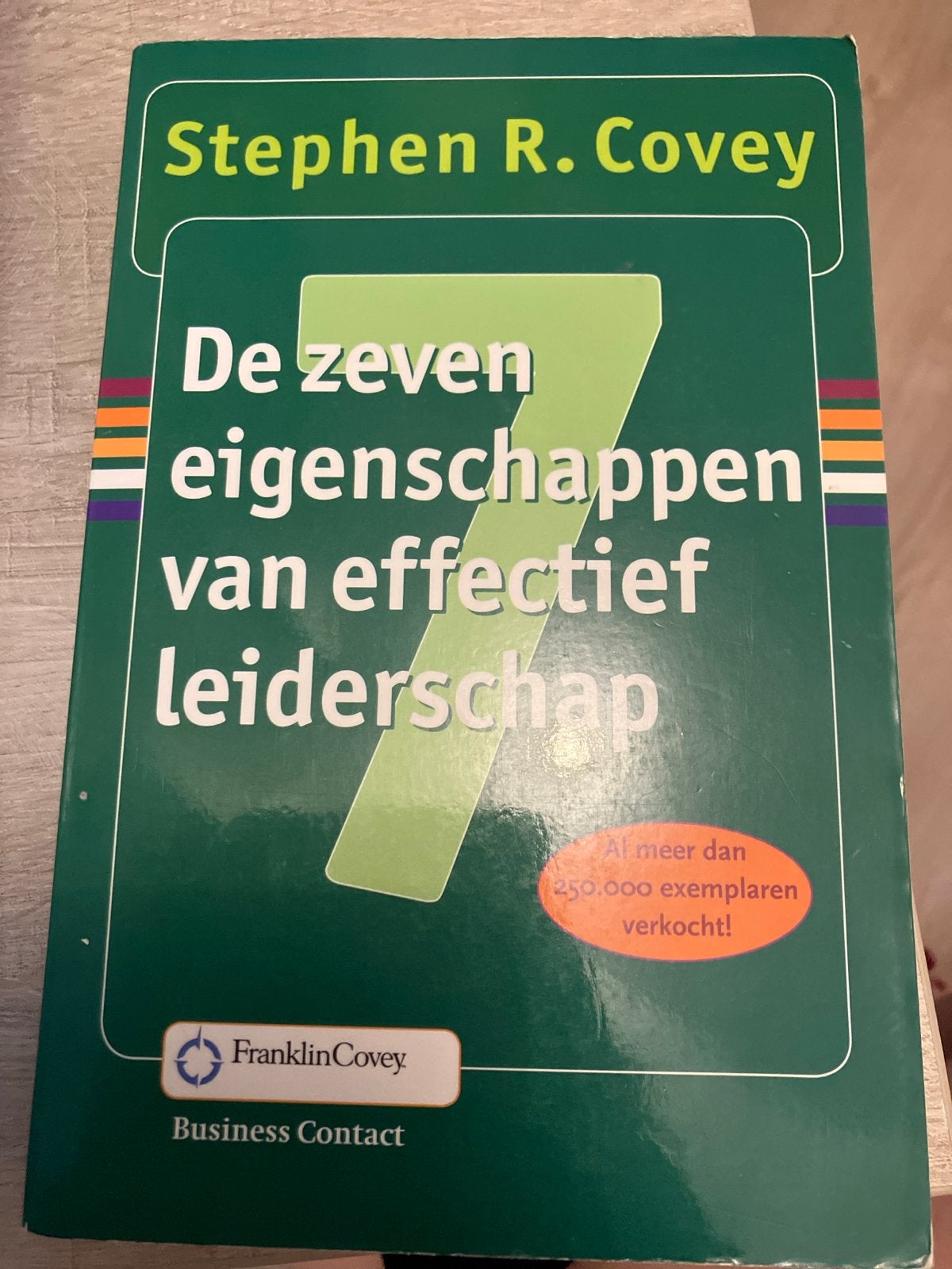 De zeven eigenschappen van effectief leiderschap, Boeken, Ophalen of Verzenden, Zo goed als nieuw, Management