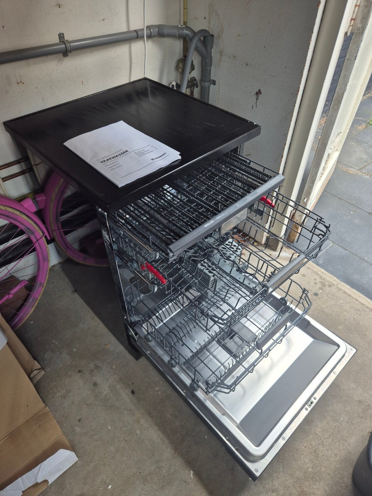 Wisberg Vrijstaande Vaatwasser - Zo goed als nieuw, Witgoed en Apparatuur, Vaatwasmachines, Ophalen, 60 cm of meer, Zo goed als nieuw