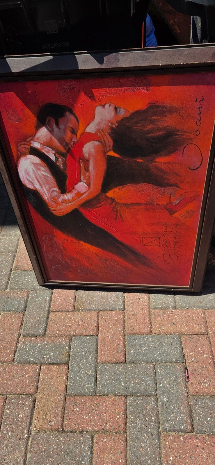 Schilderij, Ophalen