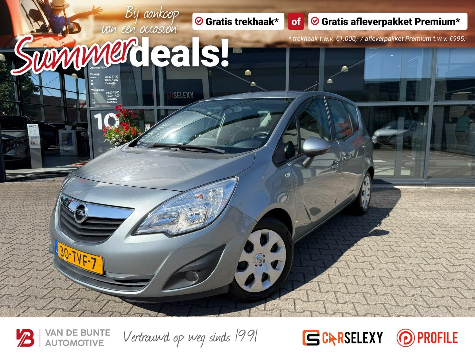 Opel Meriva 1.4 Anniversary Edition *Trekhaak & Navigatie*, Voorwielaandrijving, Euro 5, Gebruikt, 4 cilinders