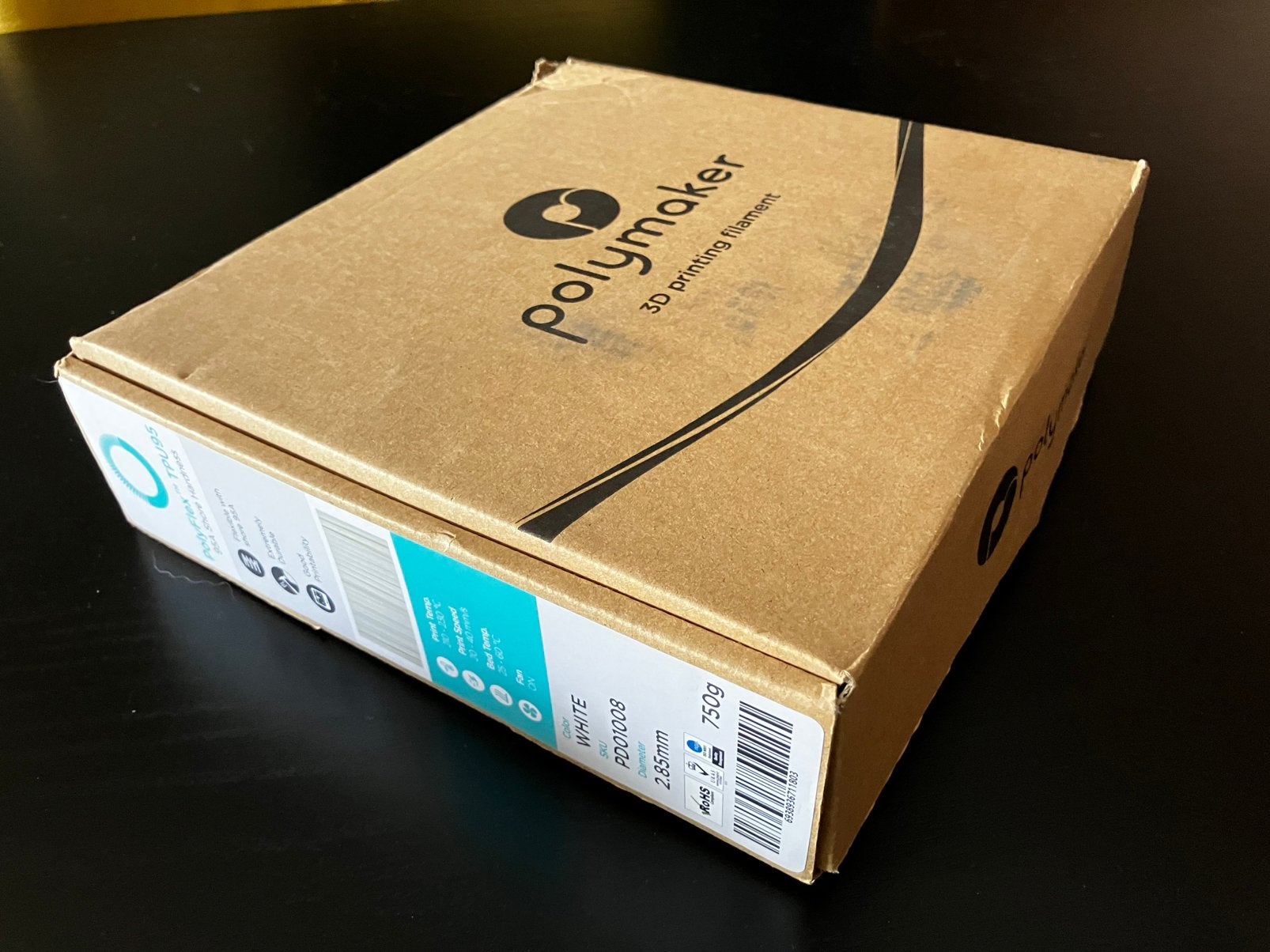 Nieuw! tbv Ultimaker: Polymaker PolyFlex TPU 95A 2.85mm Wit, Ophalen of Verzenden, Nieuw, Filament