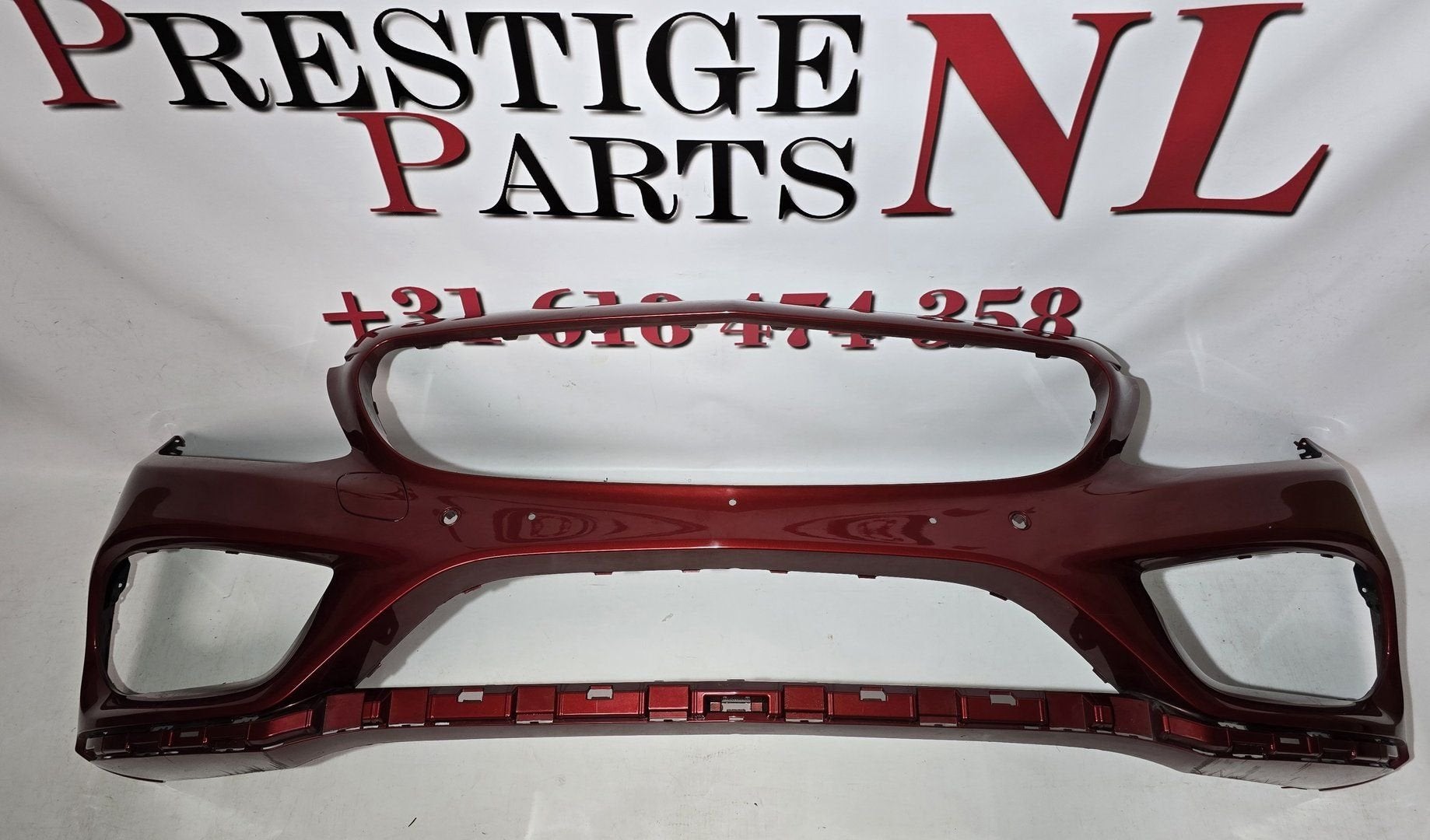 Mercedes C Klasse W205 AMG ORIGINEEL VOORBUMPER A2058850925, Gebruikt, -, Voor, Ophalen of Verzenden