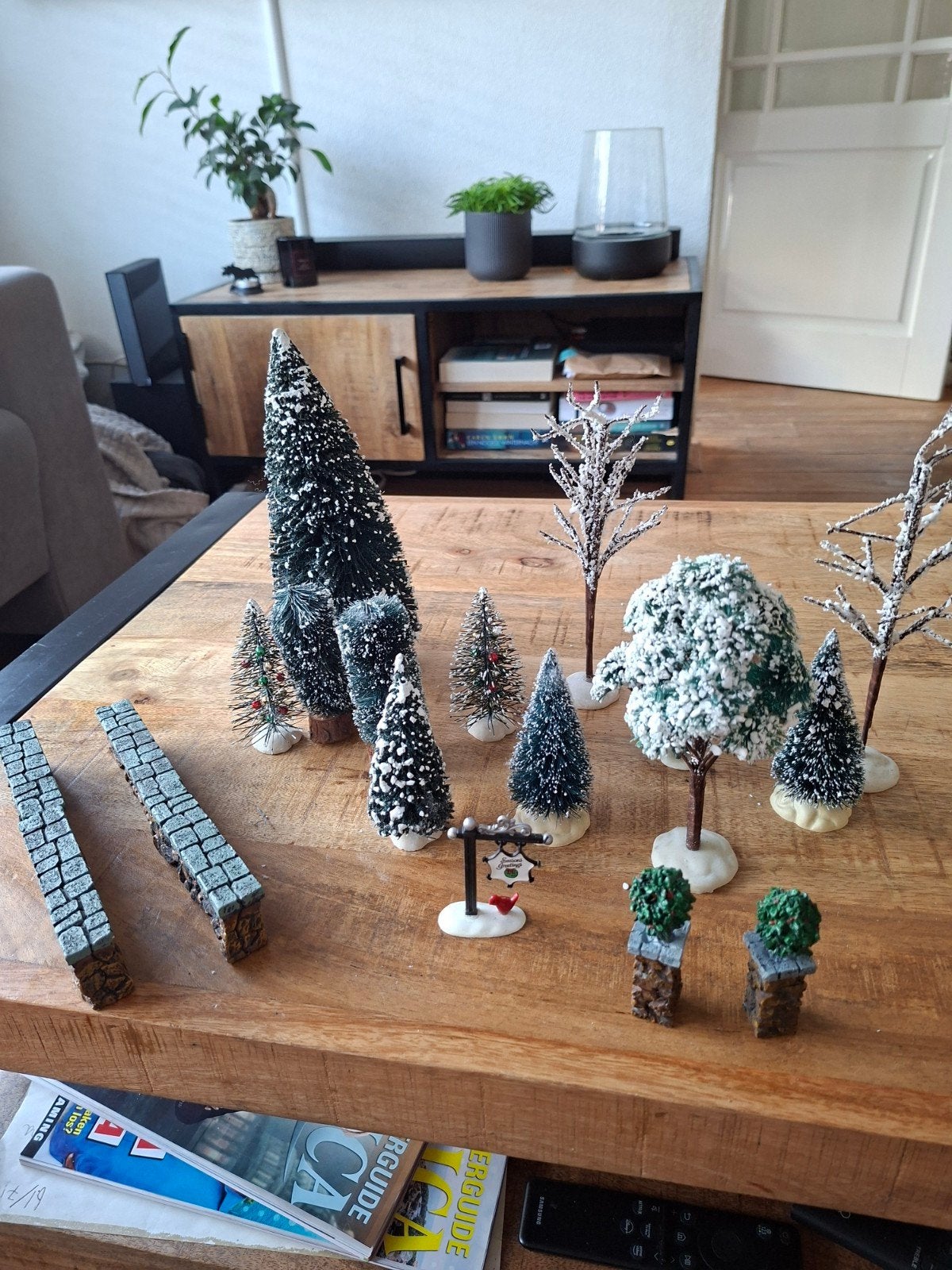 dickensville huisjes, Ophalen
