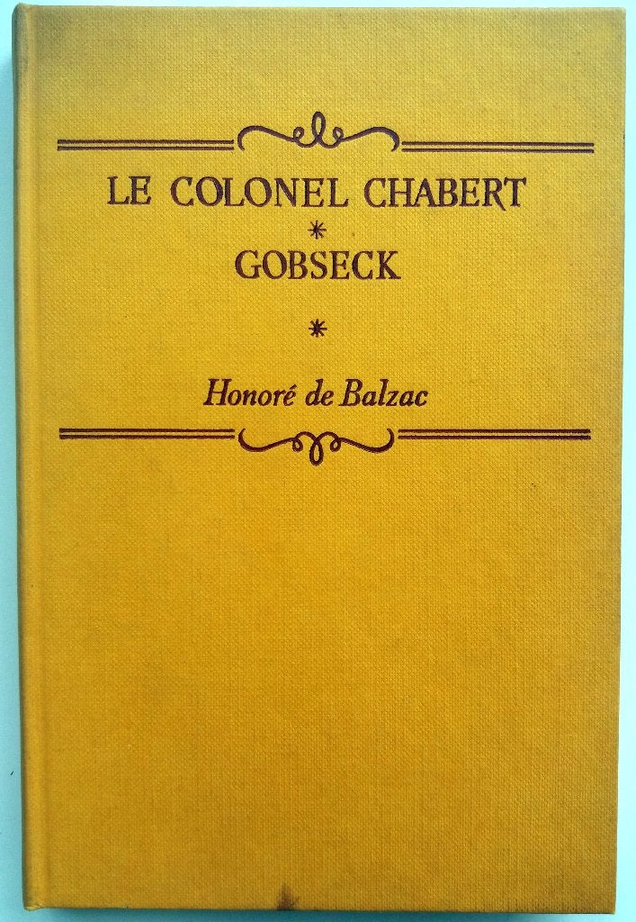 Honoré de Balzac - Le colonel Chabert / Gobseck (FRANSTALIG), Ophalen of Verzenden, Gelezen, Fictie