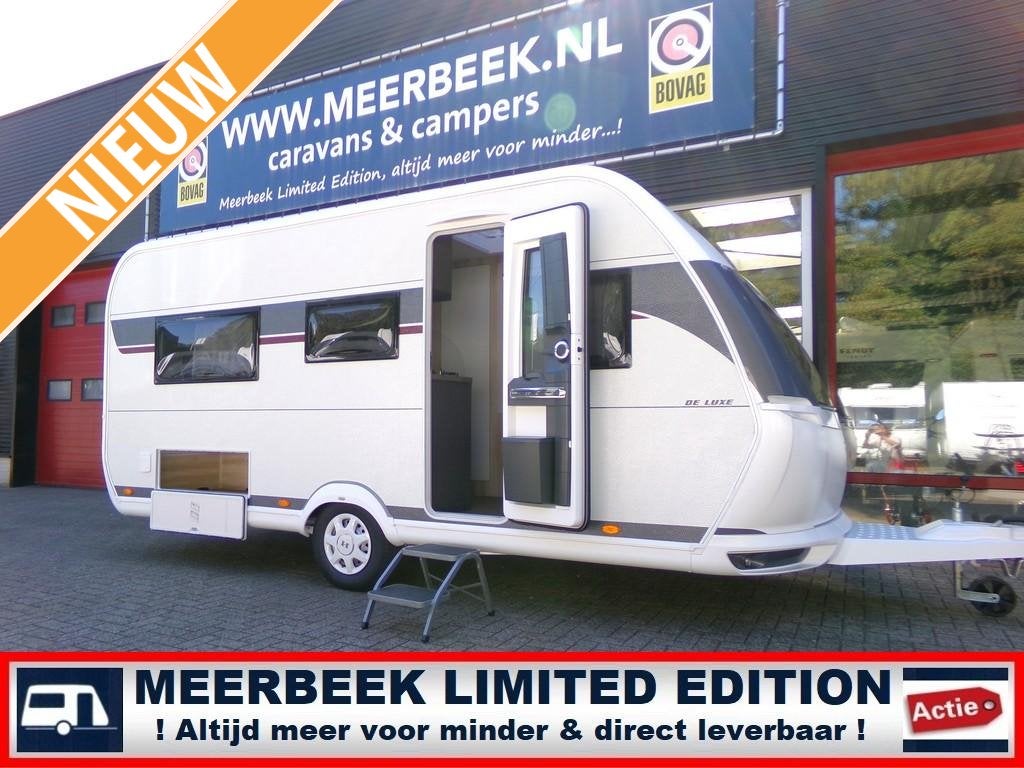 Hobby De Luxe 460 LU 2027 NIEUWSTE MODEL !, Caravans en Kamperen, Serviceluik, Standaardzit, Hobby, Particulier
