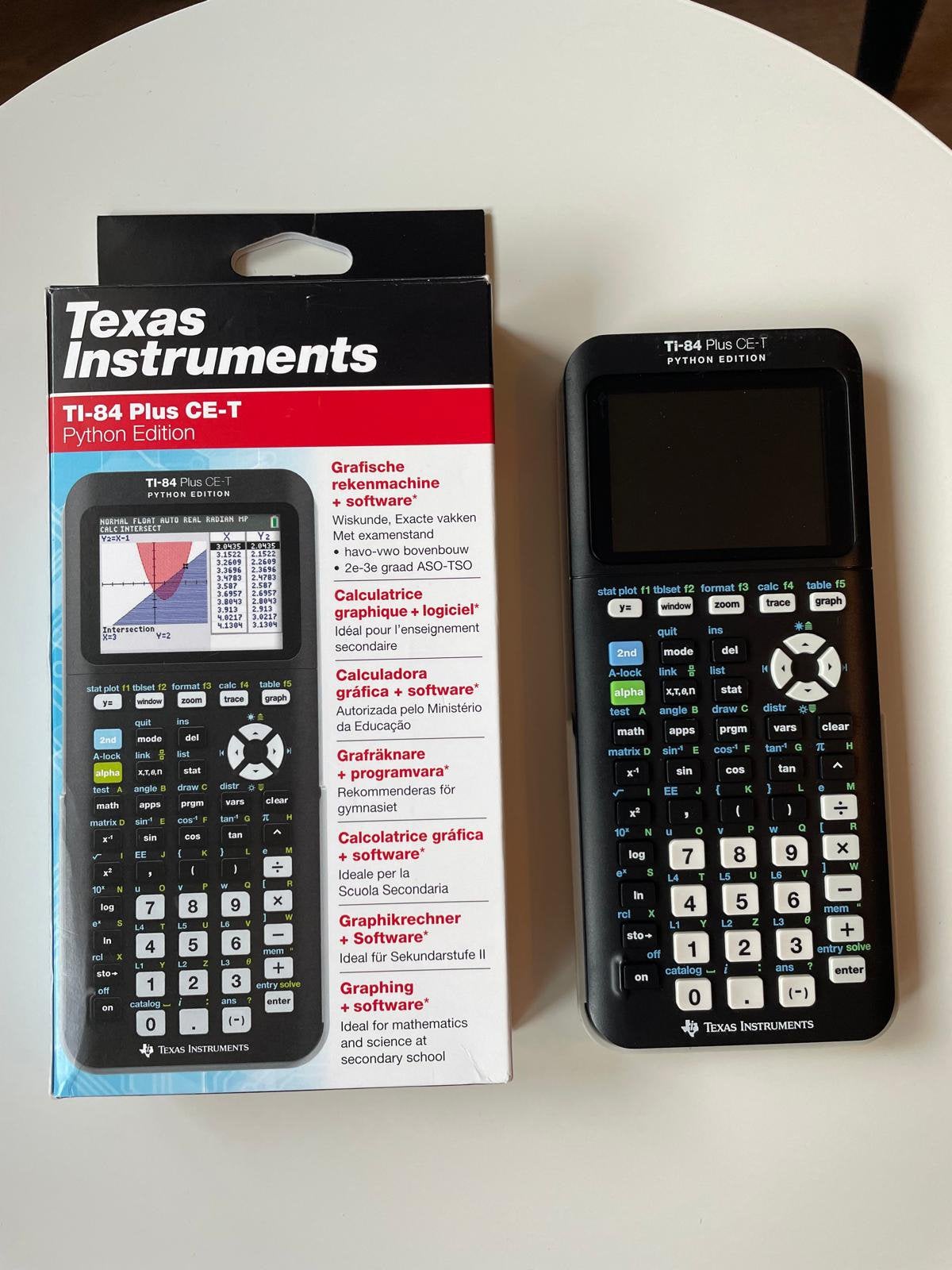 Grafisch rekenmachine Texas Instruments TI-84 Plus CE-T, Ophalen of Verzenden, Grafische rekenmachine