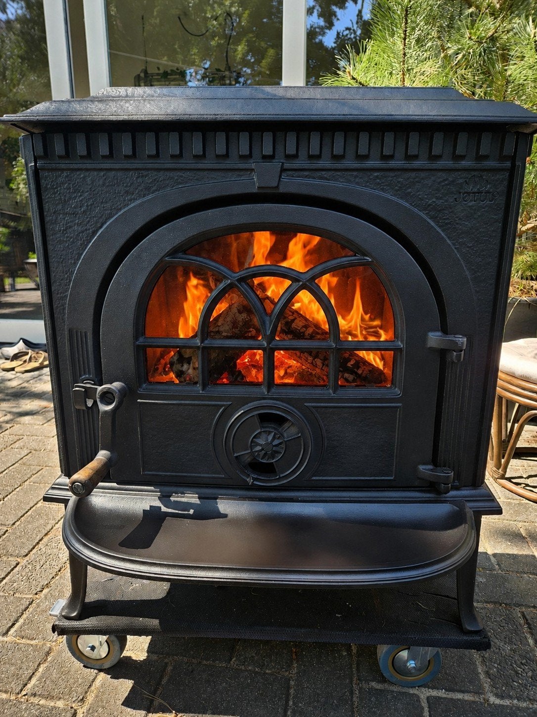 Jotul F8 Classic als nieuw Houtkachel, Houtkachel, Ophalen of Verzenden, Zo goed als nieuw, Vrijstaand