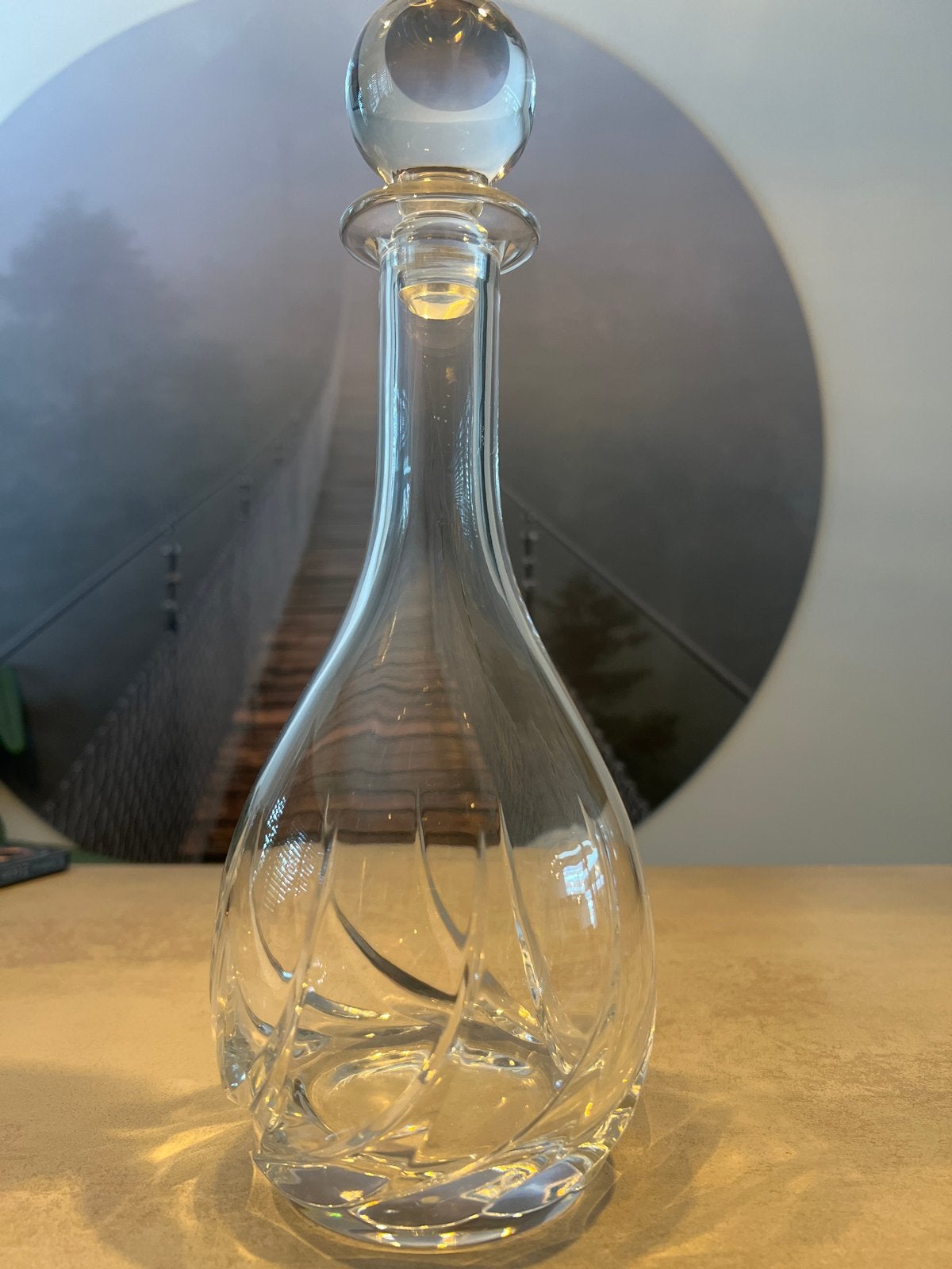 Kristallen Decanteer Wedgwood Toscane Serie, Antiek en Kunst, Antiek | Glas en Kristal, Ophalen of Verzenden