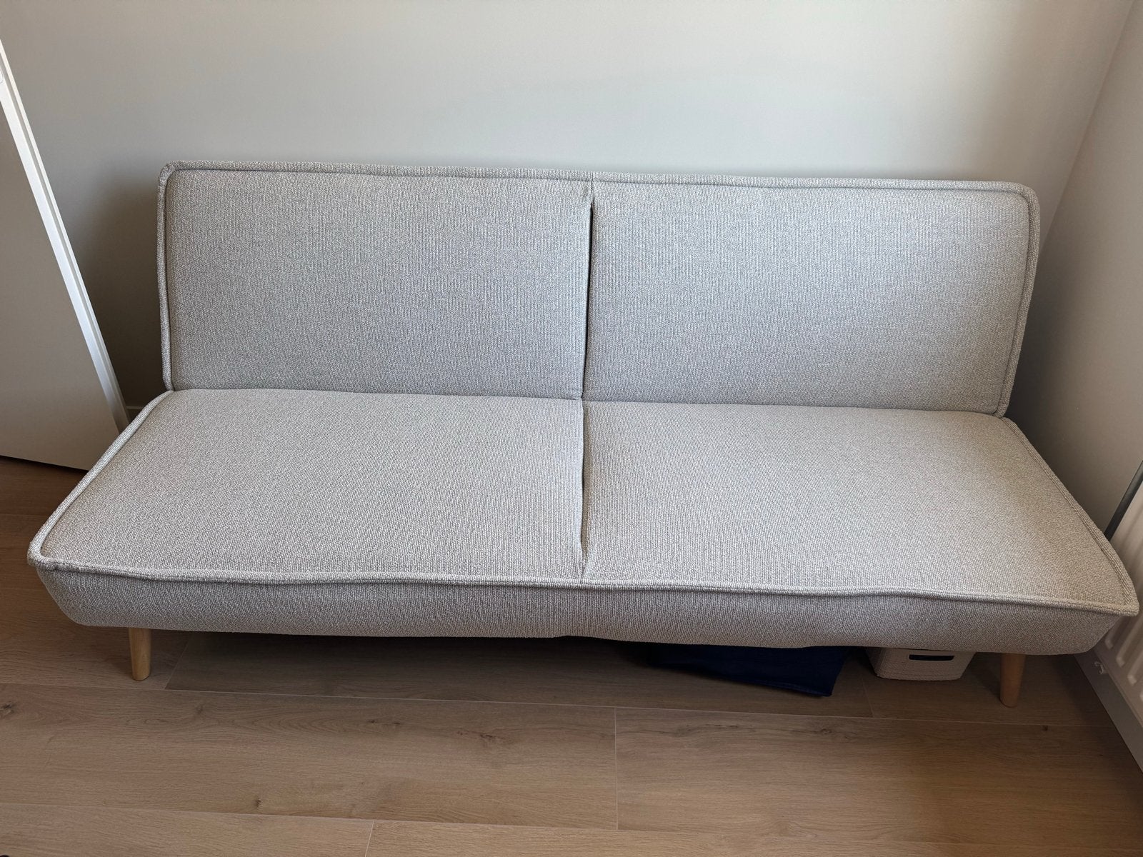 Nieuwe Teddystof Slaapbank - Compact & Comfortabel, Ophalen, 190 cm of minder, 80 cm, Nieuw