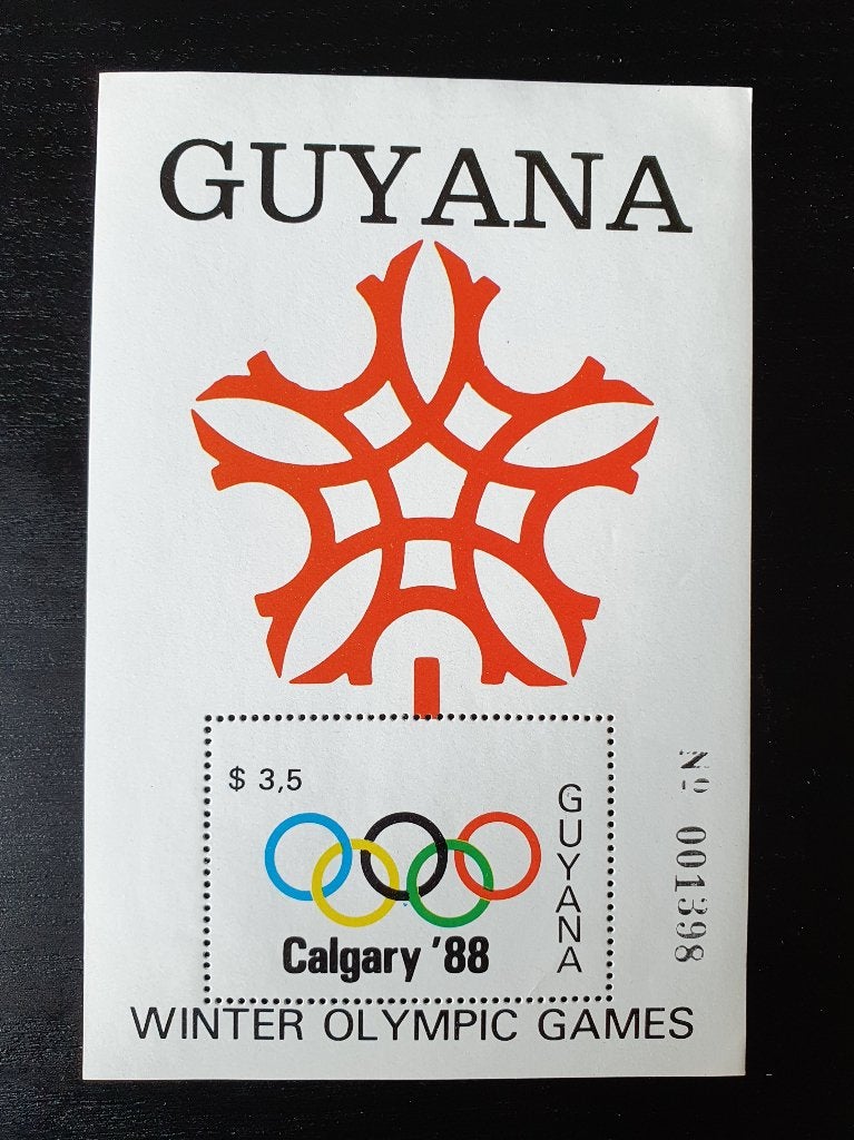 Guyana 1988 Sport Olympische Spelen Michel blok 24 postfris, Postzegels en Munten, Verzenden, Postfris, Sport