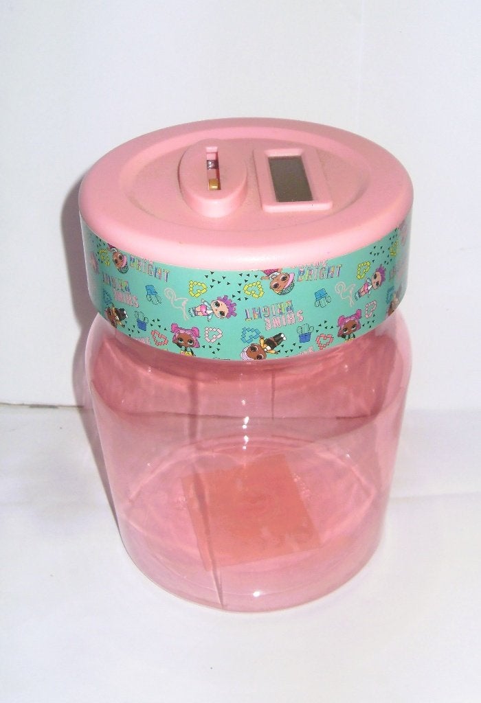 LOL spaarpot / digitale spaarpot / kinder spaarpotje roze, Ophalen of Verzenden, Zo goed als nieuw, Rekenen