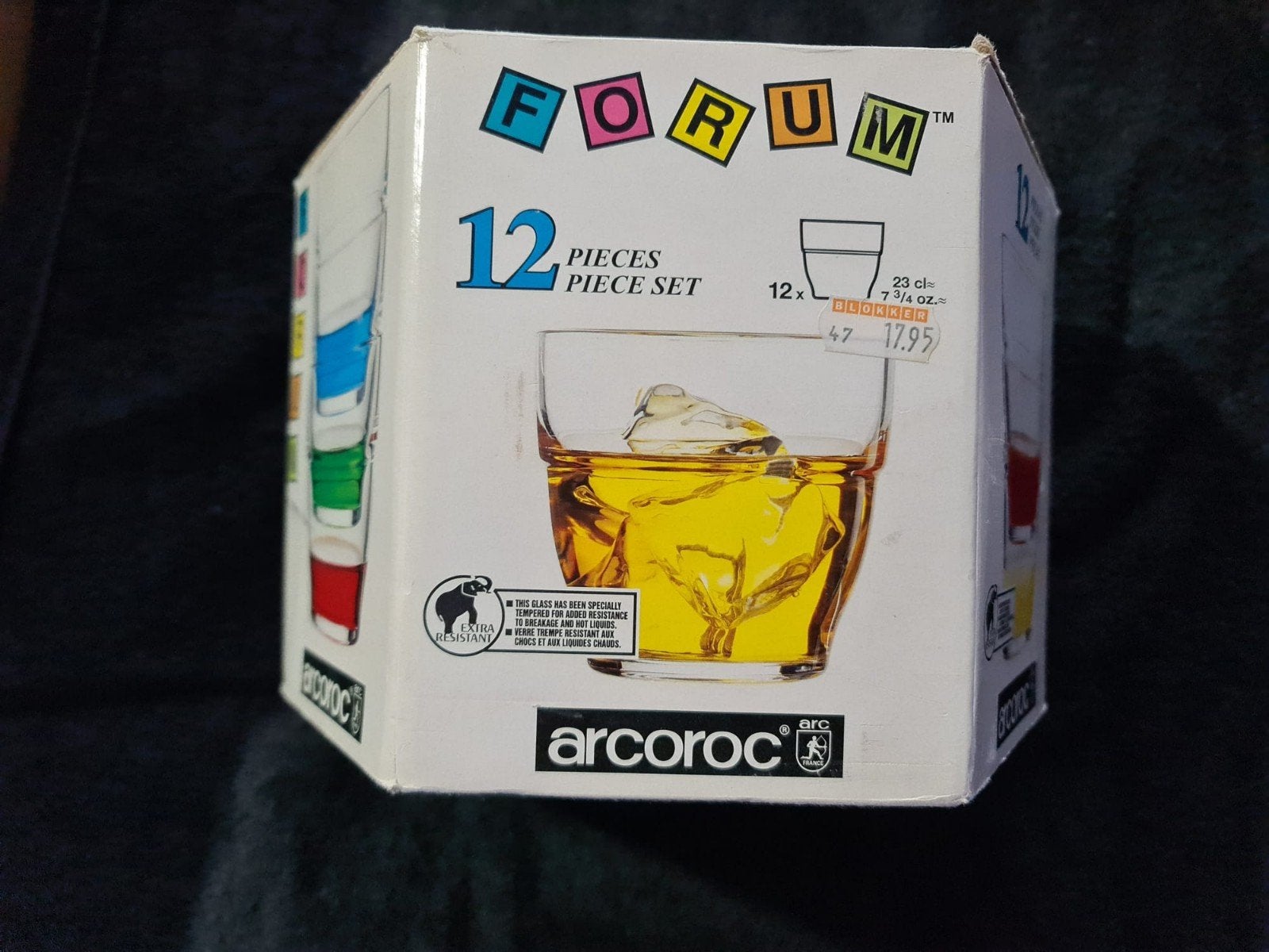 Arcoroc Forum Glazen Set - 12 Stuks in doos whisky, Nieuw, Ophalen of Verzenden, Overige merken, Glas