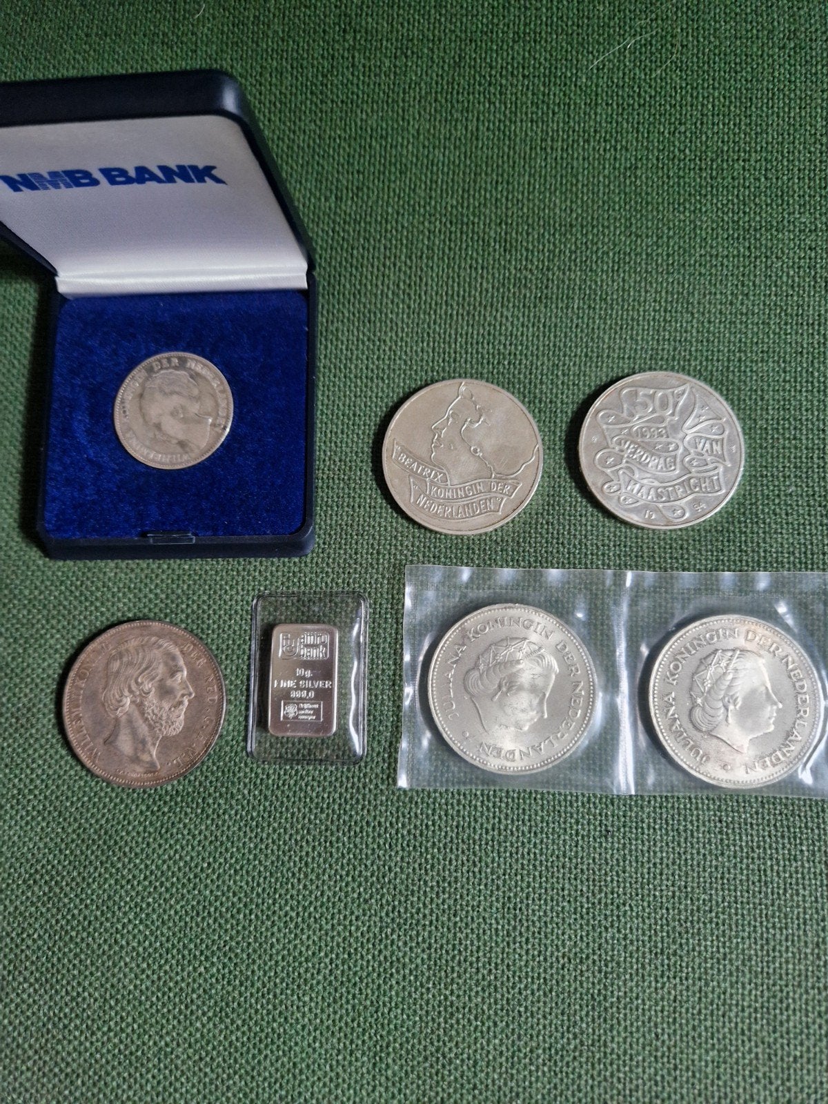 Diverse zilveren munten voor de verzamelaar, Ophalen of Verzenden, Zilver