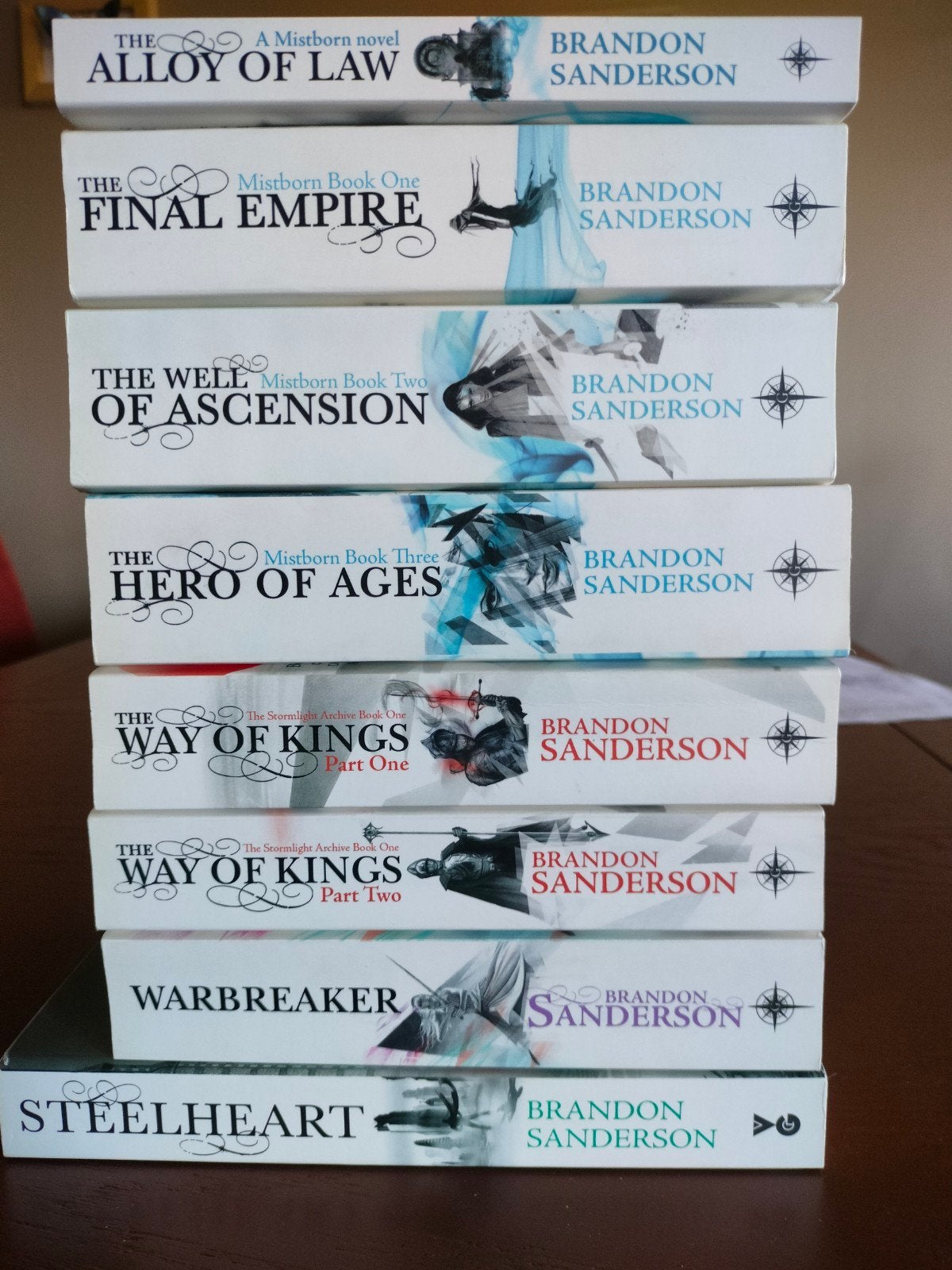 Brandon Sanderson boeken: Mistborn, Stormlight Archive, etc., Ophalen of Verzenden, Zo goed als nieuw, Brandon Sanderson