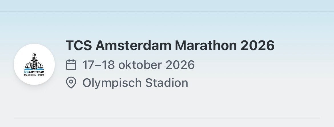 TCS Amsterdam Marathon ticket