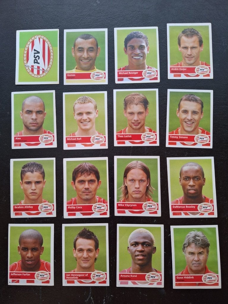 Complete set stickers PSV Eindhoven 2005/06, Ophalen of Verzenden, Nieuw, PSV, Poster, Plaatje of Sticker