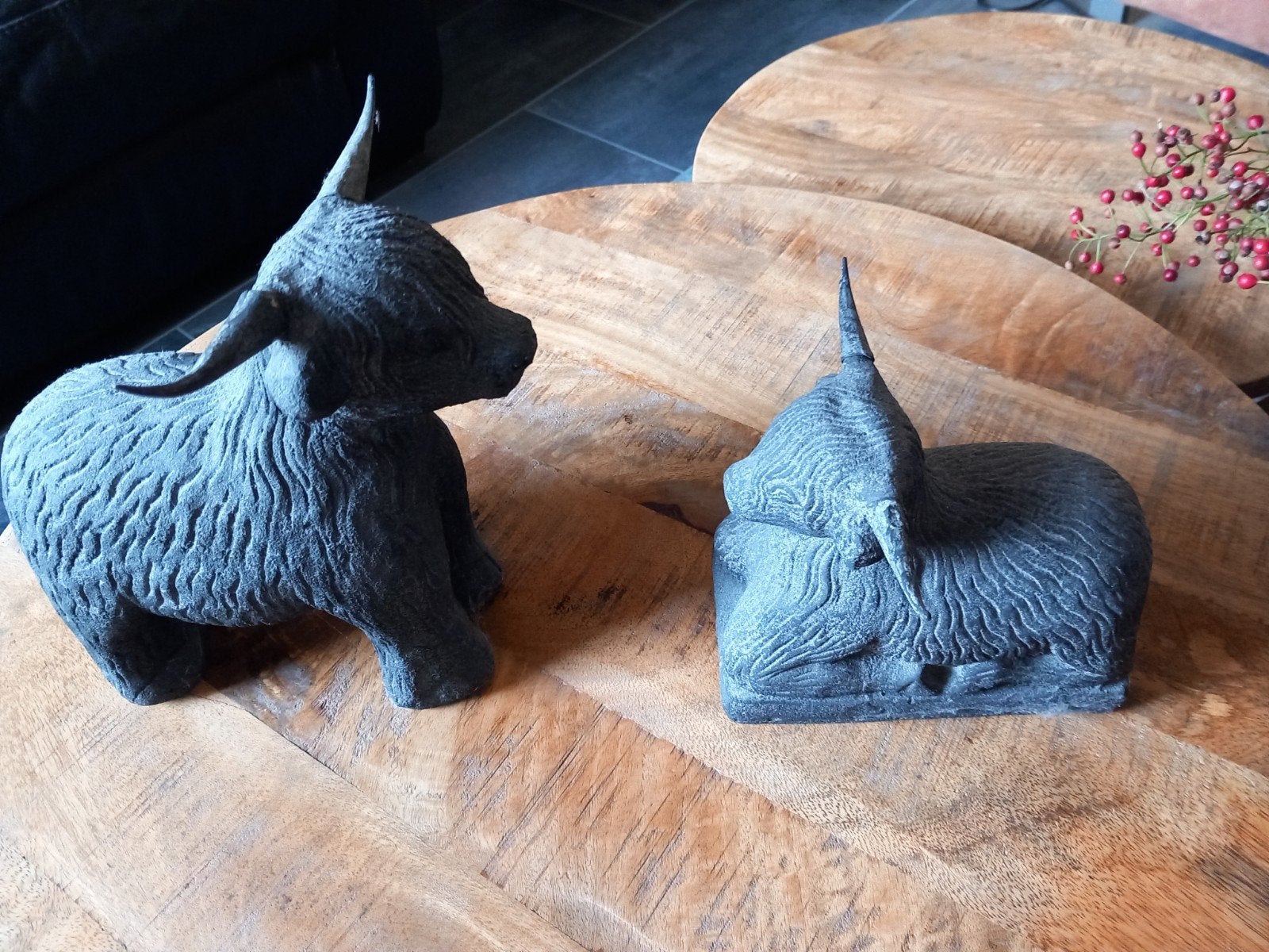 Schotse hooglanders beelden, Ophalen