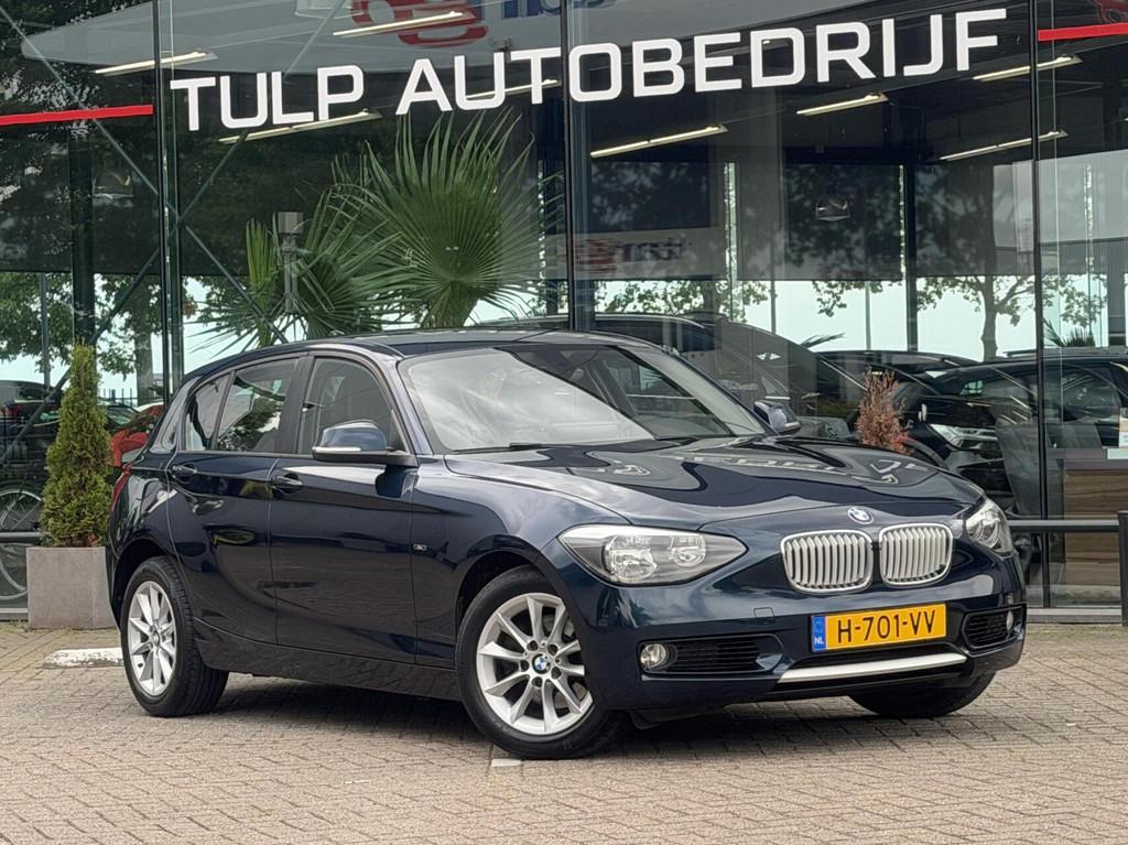 BMW 1-serie 118i High Executive 5drs Luxe navi Leder/Stof, 1-Serie, Euro 5, Achterwielaandrijving, Gebruikt
