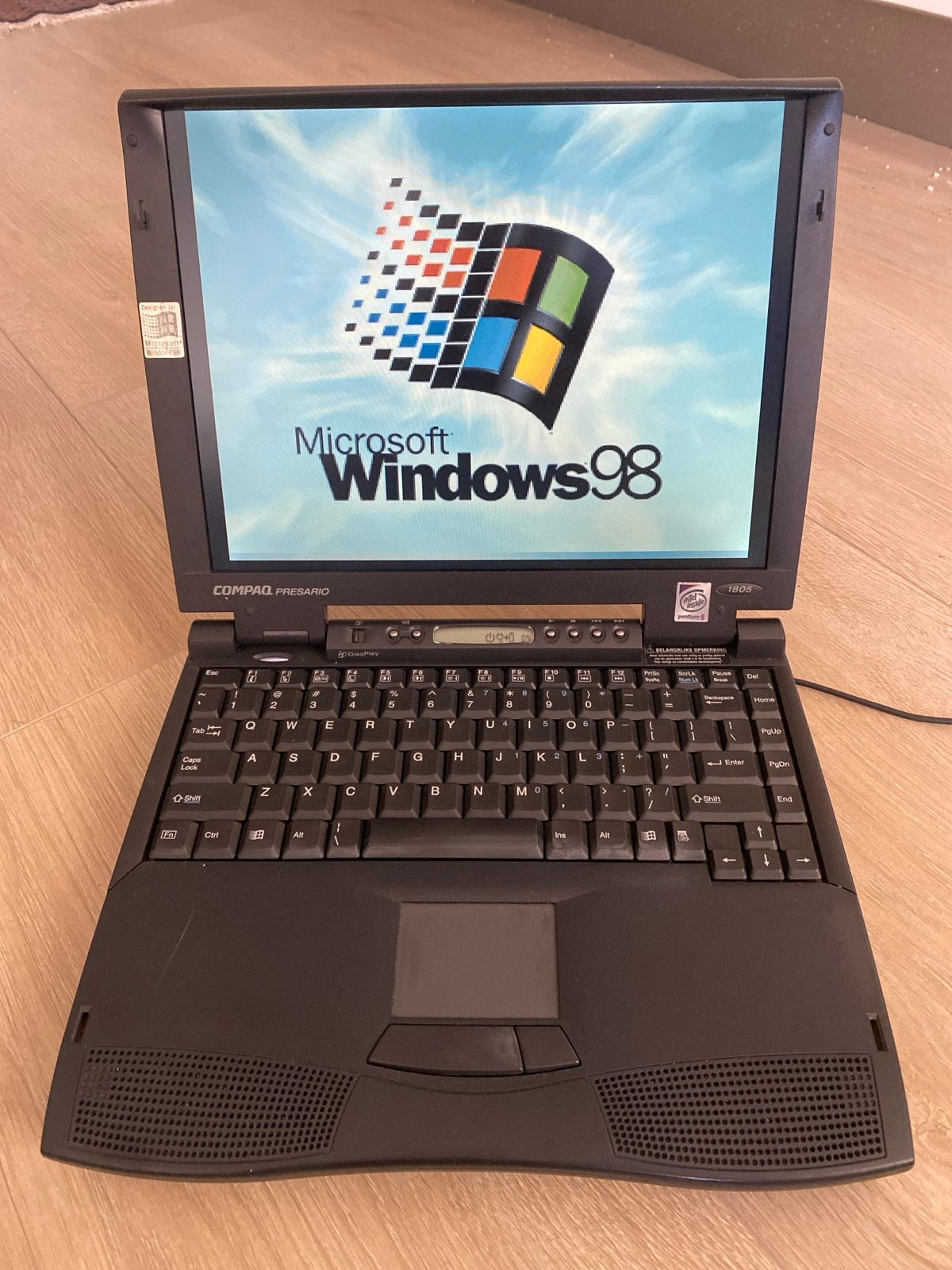 Compaq Presario 1805 - Vintage Laptop Win98 Pentium 2, Ophalen of Verzenden