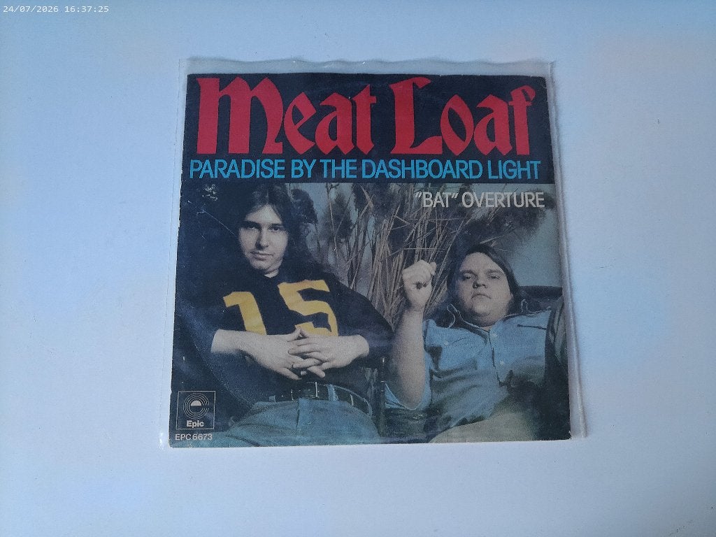 Single Meat Loaf - Paradise by the dashboard light, Cd's en Dvd's, Vinyl Singles, Gebruikt, Fotohoes, 7 inch, Ophalen of Verzenden
