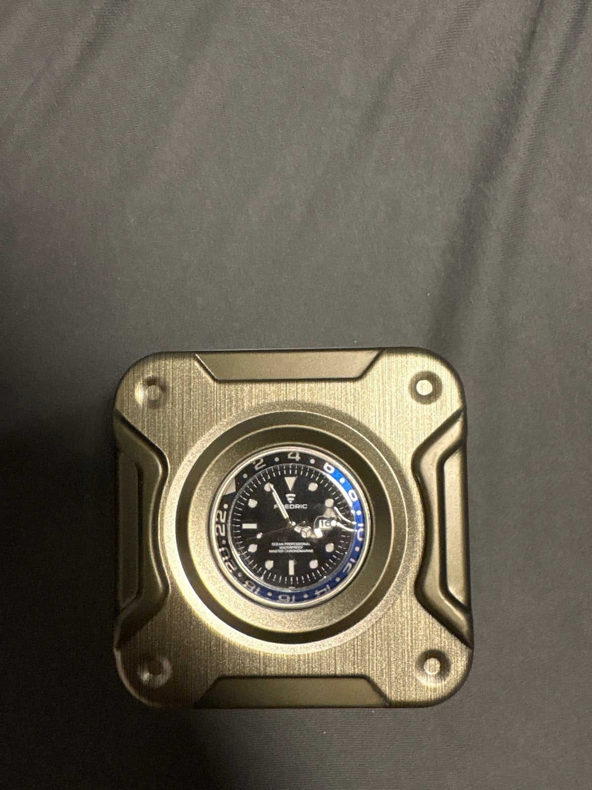 FREDERIC Tourbillon Horloge - Nieuw met Doos & Boekje, Staal, Staal, Polshorloge, Nieuw