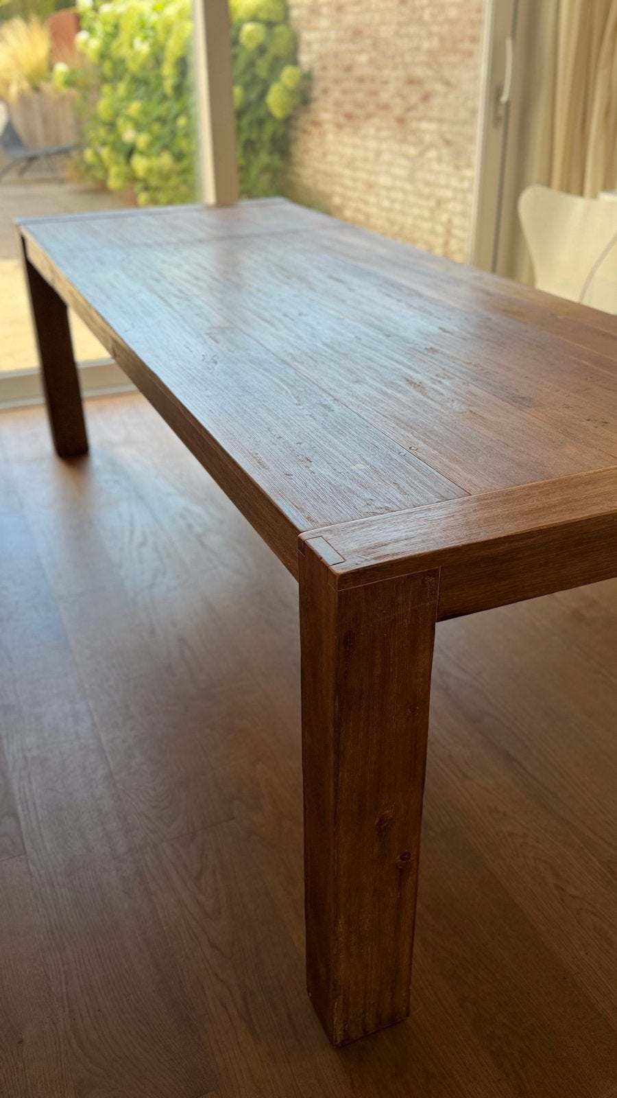Inschuifbare eettafel 240/190x90cm, Huis en Inrichting, Tafels | Eettafels, Ophalen, Gebruikt, 200 cm of meer, 50 tot 100 cm