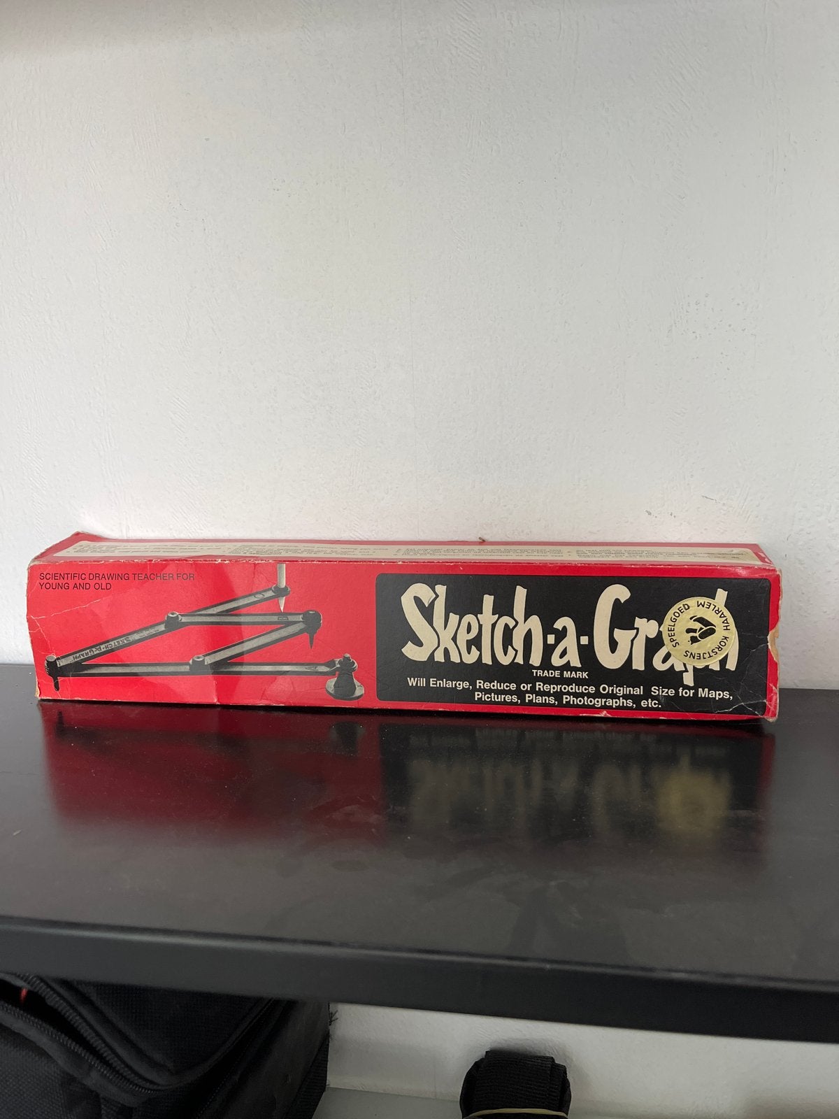 Vintage Sketch-A-Graph Tekenhulp - in doos, Ophalen of Verzenden, Zo goed als nieuw, Overige typen