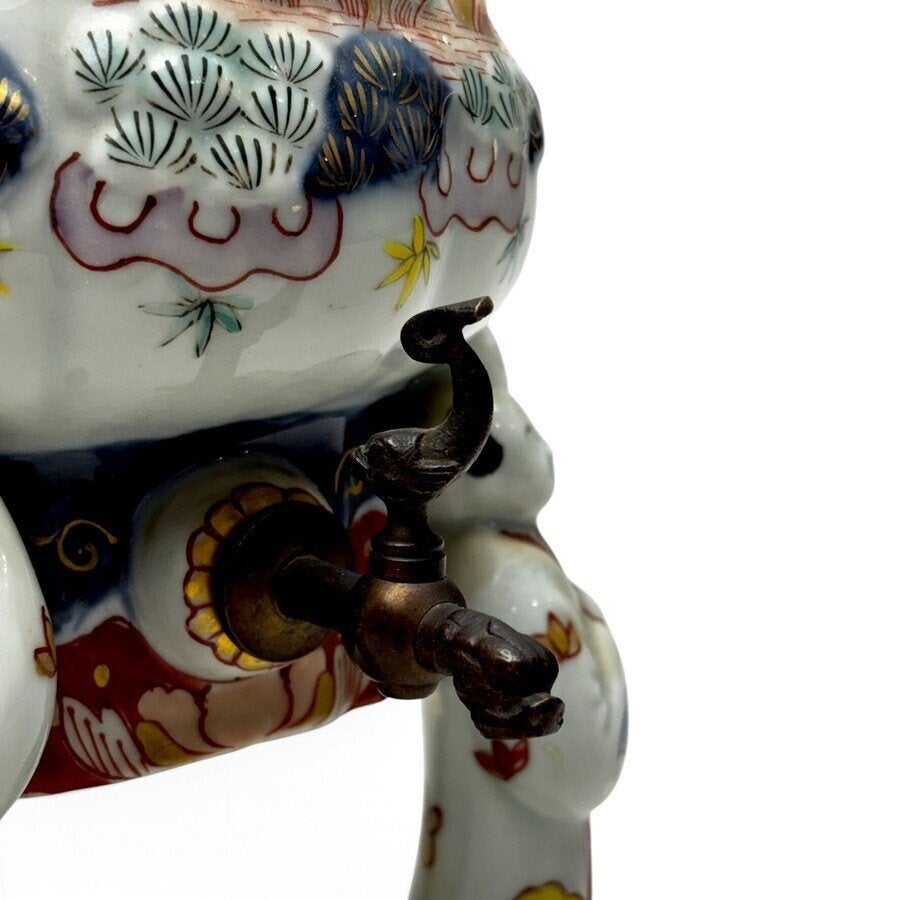 Porseleinen kraankan, Samson, Paris, 19e eeuw, Japans decor, Ophalen of Verzenden
