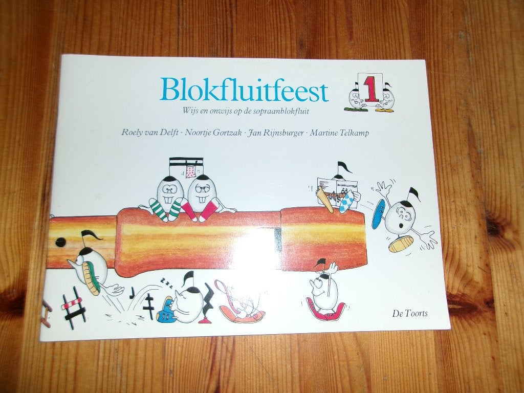 Blokfluitfeest deel 1, Muziek en Instrumenten, Bladmuziek, Les of Cursus, Ophalen of Verzenden, Zo goed als nieuw, Blokfluit