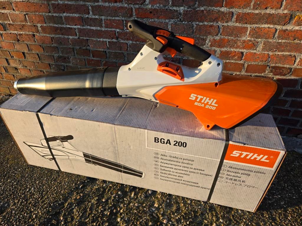Stihl BGA 200 Nieuw! Accu Bladblazer | BGA 200 professioneel, Info@stihl.nl, Stihl, Nieuw, Ophalen of Verzenden