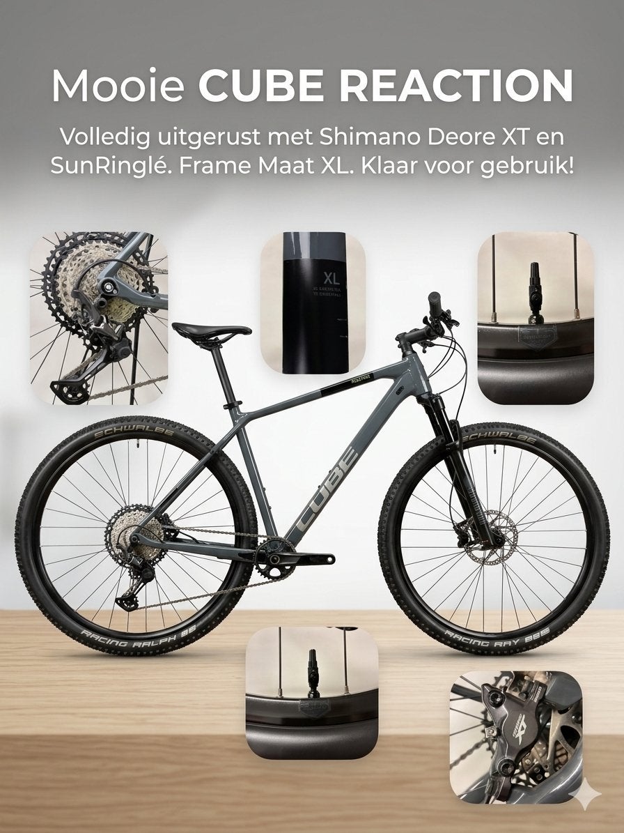 Cube Reaction C:62 Pro (Carbon), Fietsen en Brommers, Fietsen | Mountainbikes en ATB, 57 cm of meer, Ophalen, Zo goed als nieuw
