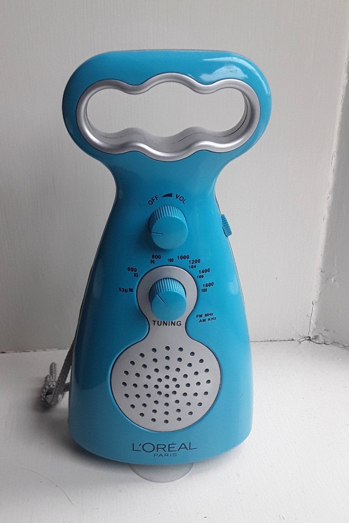 Vintage douche radio - l'Oreal, Ophalen of Verzenden