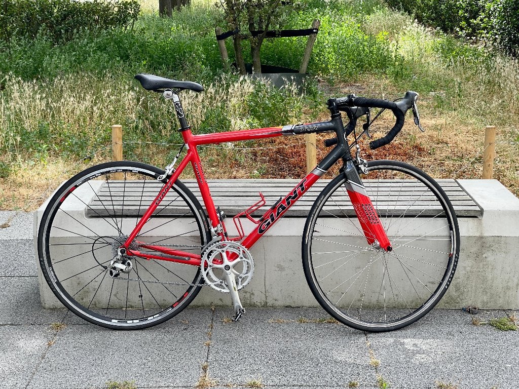 Giant TCR Advanced size M, Ophalen, 28 inch, Gebruikt, Velgrem